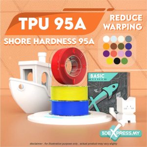 TPU 95A FLEXIBLE FILAMENT 0.5KG (Basic Series)