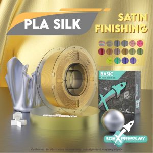 PLA SILK FILAMENT 1KG- Silk Solid and Rainbow (Basic Series)