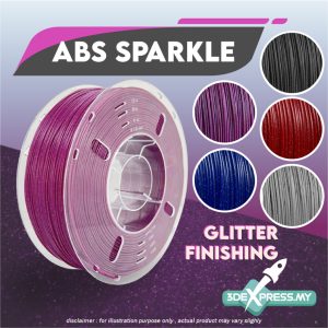 ABS PRO SPARKLE FILAMENT 1KG - GLITTER FILLED (Extreme Series)